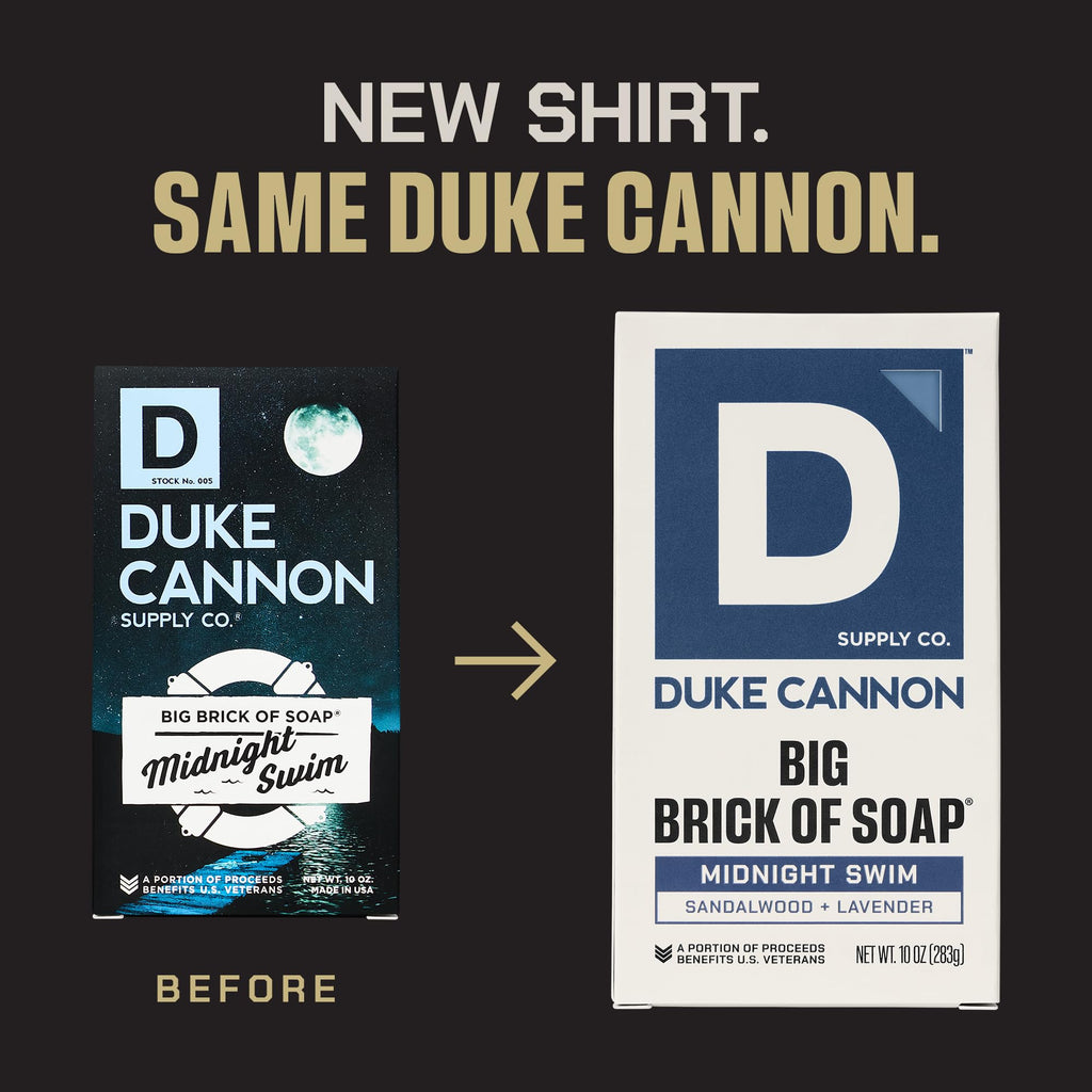 Duke Cannon Supply Co. Big Brick of Soap Bar for Men, Variety Pack (Bourbon, Sawtooth, Midnight Swim, Naval Diplomacy, High Country & Gun Smoke) - All Skin Types, 10 oz. (6 Pack)