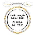 Women's Bracelet,Dainty Bohemian Beaded Bracelets for Women,Birthday Gifts For Best Friends Female Women,Natural Stone Bracelet Size 7 Inches+1 Inch Adjustable, 7 inches, Stainless Steel, no gemstone