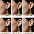 Limerencia G23 Pure Hypoallergenic Titanium Huggie Hoop Earrings