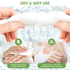 Fancyou Compressed Towel Tablets 200 Count, Thicken Disposable Face Towel with 2 Carry Cases, Biodegradable & Compact, Cotton Clean Face Towels for Outdoor Camping Hiking Travel Gym BBQ Home