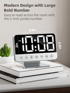 Odokee Digital Alarm Clocks for Bedrooms: Easy to Read Across The Room