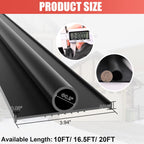 Garage Door Seals Bottom Rubber - Jobon 20 Ft Universal U+O Weatherproofing Garage Door Weather Stripping Bottom Seal Replacement Fits Most Standard Garage Doors, Easy Installation
