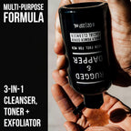 RUGGED & DAPPER - Daily Mens Face Wash + Scrub - 5 Month Supply - Deep Exfoliating Cleanser - Prevents Breakouts - Acne Face Wash Men's - USA Made with Natural Ingredients