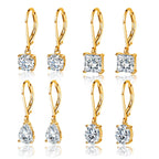 MDFUN Dangle Drop Earrings for Women Teardrop/Round/Oval/Square