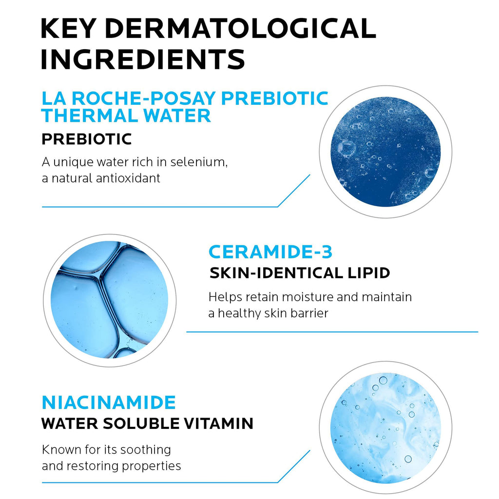 La Roche Posay Toleraine Skin Care Set, Double Repair Face Moisturizer 100ml & Hydrating Gentle Cleanser 50ml, Oil Free Moisturizer & Face Wash