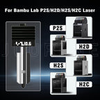 2-Pack Upgraded 0.6MM Hotend kit for Bambu lab P2S/X2D/H2D/H2S/H2C（4-PK Silicone Socks with QR Code）, Extruder Include Hardened Steel Nozzle and electroplated Heating Block for bambus 3D Printer