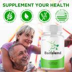Barislend Capsules, Official Barislend Pink Salt Pills with All Natural Ingredients, Bari-Slend Advanced Formula Vitamin Pills for Health and Wellness Supplement for Men and Women (60 Capsules)