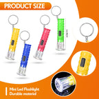 Jexine 100 Pcs Mini Flashlight Keychain Bulk,Bright