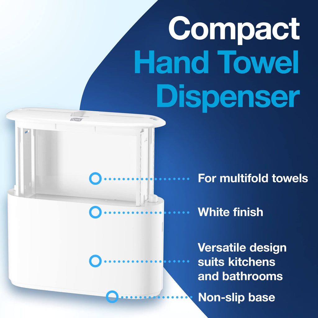 Tork Xpress Paper Towel Dispenser, H2/H23 Multifold Compatible, 302020