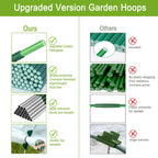 Garden Hoops for Raised Beds - Rust-Free Fiberglass Garden Hoops Support