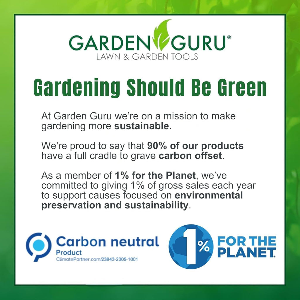 GARDEN GURU Hand Grass Clipper Scissors – Classic Forged Steel Grass Shears Pruners – Comfort Grip Handles – Perfect for Hand Edging Lawn, Trimming Shrubs & Flowers, Gardening, Landscaping