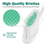 Replacement Toothbrush Heads for Philips Sonicare E-Series/Essence/Xtreme/Elite and Other Screw-on Models, 4 Pack, Dupont Bristles for Effective Cleaning