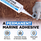 Berkland Marine Adhesive Sealant 5200 Fast Cure, 3 oz White