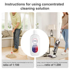 Compatible with Tineco Cleaning Solution Lavender Scent Floor Cleaning Solution, Suitable for All Robot Vacuum Cleaners and Wireless Wet Dry Dual-Use Vacuum Cleaners (2 Bottle, Lavender)