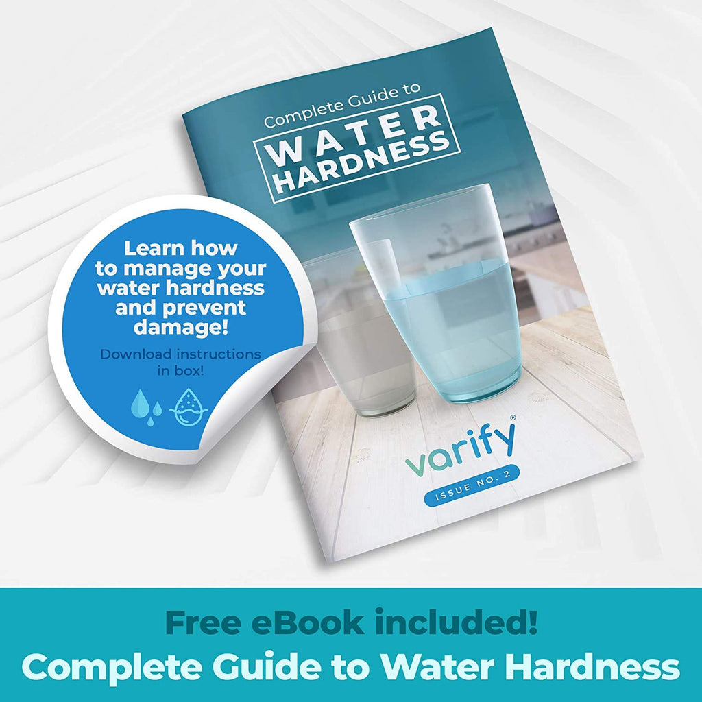 Varify Water Hardness Test Kit - Hard Water Test Strips for Well & Home