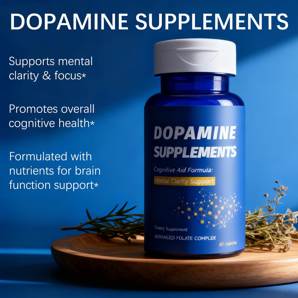 Dopamine Brain Food Supplement - Enhanced Focus & Mental Clarity, Brain Energy & Neurotransmitter Support (1)