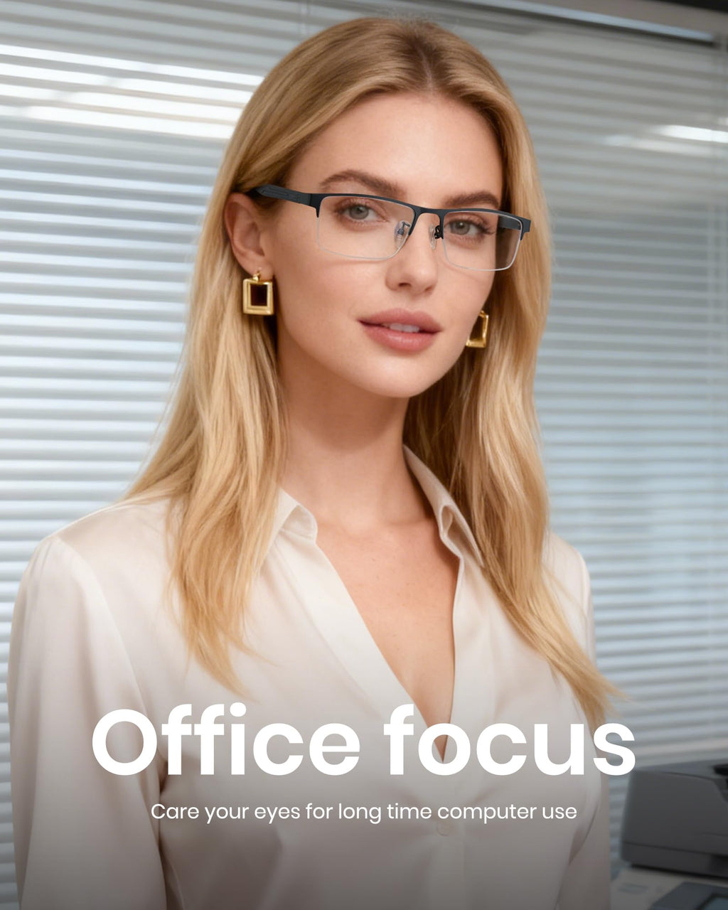 Cyxus Blue Light Blocking Glasses for Men Woman Semi Rim Computer Gaming Office Study Eyeglasses with UV Protection 8001