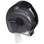 San Jamar Oceans Plastic Single Jumbo Bath Tissue Dispenser, 3.25" Core, Black Pearl