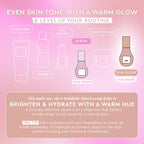 Glow Recipe Hue Drops Bronzing Drops, Tinted Face Serum, Glow Primer + Liquid Highlighter, Niacinamide + Hyaluronic Acid, Radiant Warm Glow, Sunglow (40ml)