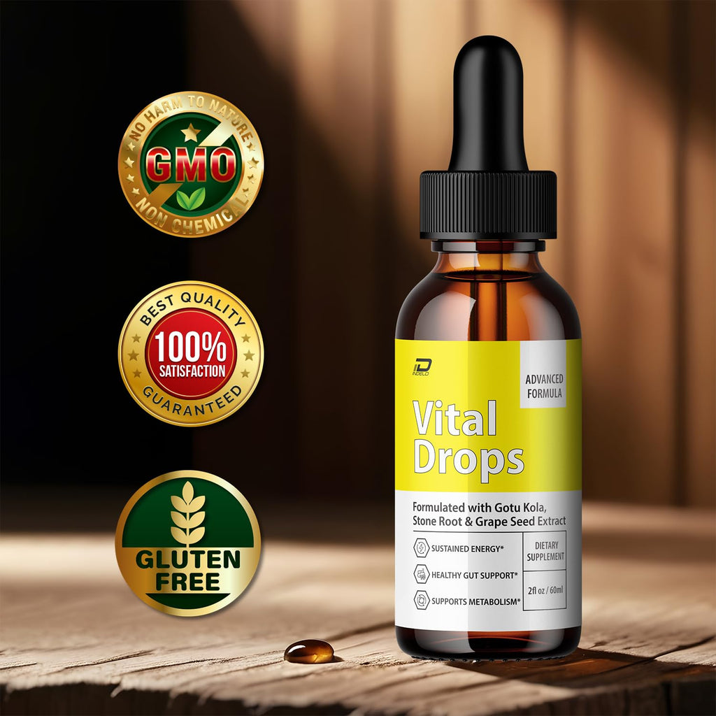 Vital Drops Healthy Formula – VitalDrops All Natural Healthy Levels - Extra Strength VitalDrop Liquid Drops, Reviews (1 Pack – 1 Month Supply)