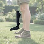 Protective Shin Guard Brush Gaiter Lite Version with a Layer of Sponge Cushion for Trimming Weed Eating Mowing Cutting Waterproof
