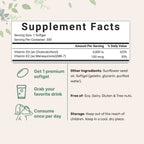Micro Ingredients Vitamin D3 5,000 IU + K2 MK-7 100 mcg, 2 Pack (600 Softgels) | Liquid-Filled with Sunflower Oil | 2-in-1 Vitamins D & K Complex | Extra Strength, Easy to Swallow, Non-GMO, No Gluten
