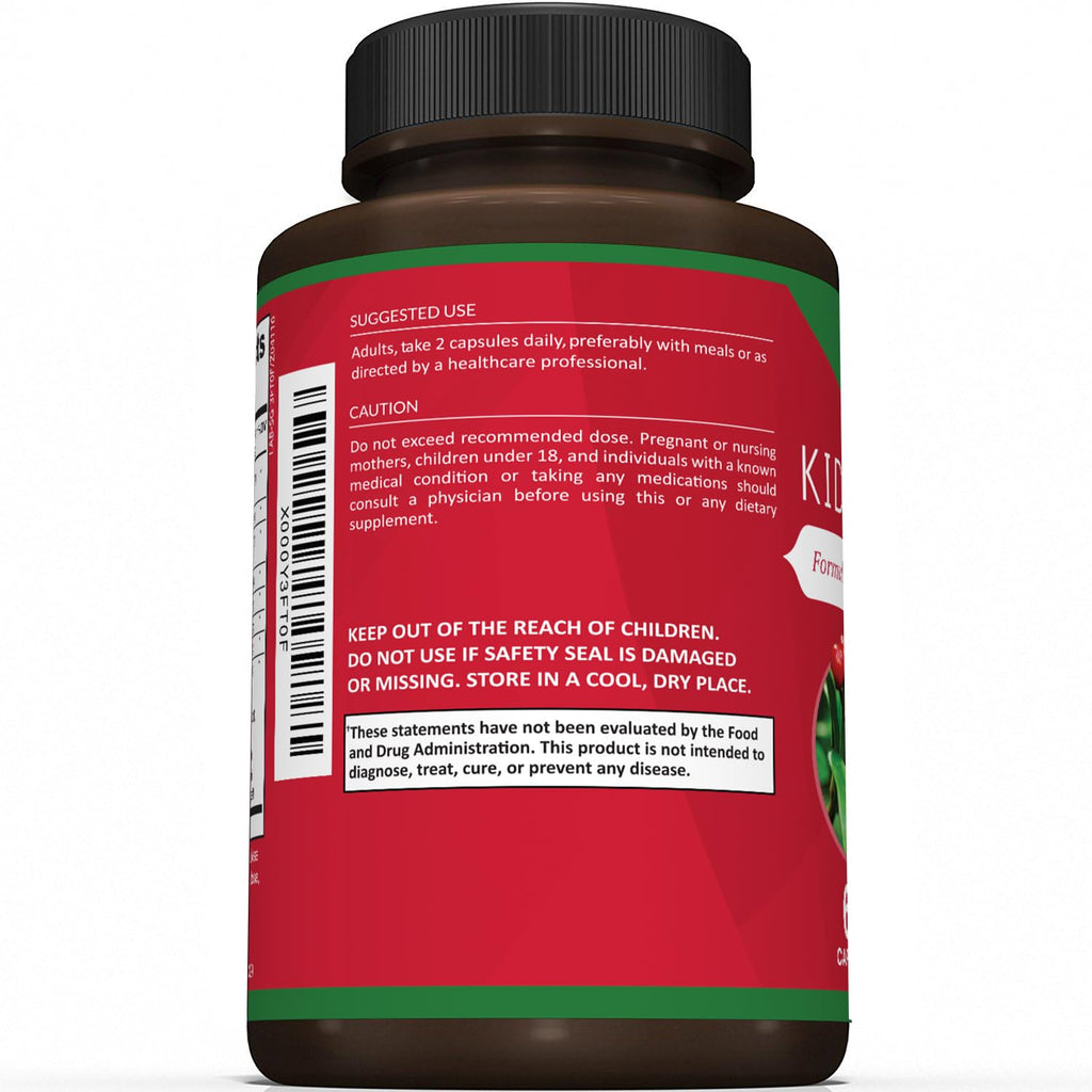 Premium Kidney Cleanse Supplement – Powerful Kidney Support Formula With Cranberry and Astragalus- Helps Support Healthy Kidneys & Urinary Tract Support - Kidney Cleanse Detox & Repair – 60 Capsules