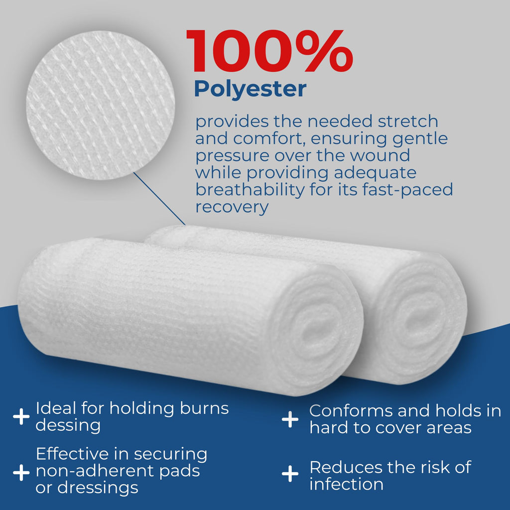 Gauze Rolls 2 inch Pack of 24 – Premium Quality Lint and Latex-Free Rolled Gauze 2 inches x 4.1 Yards - Conforming Stretch Bandages Designed for Effective Wound Care & Comfort