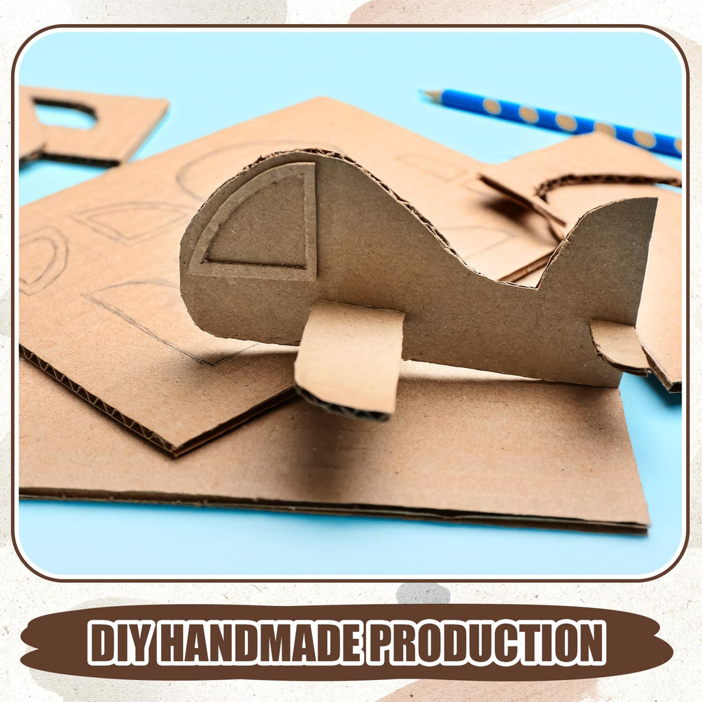Feifeiya 30 Pack Corrugated Cardboard Sheets 12 x 20 Inch Large Flat Cardboard Sheets Packaging Inserts Flat Square Inserts for Shipping Packing Mailing Crafts