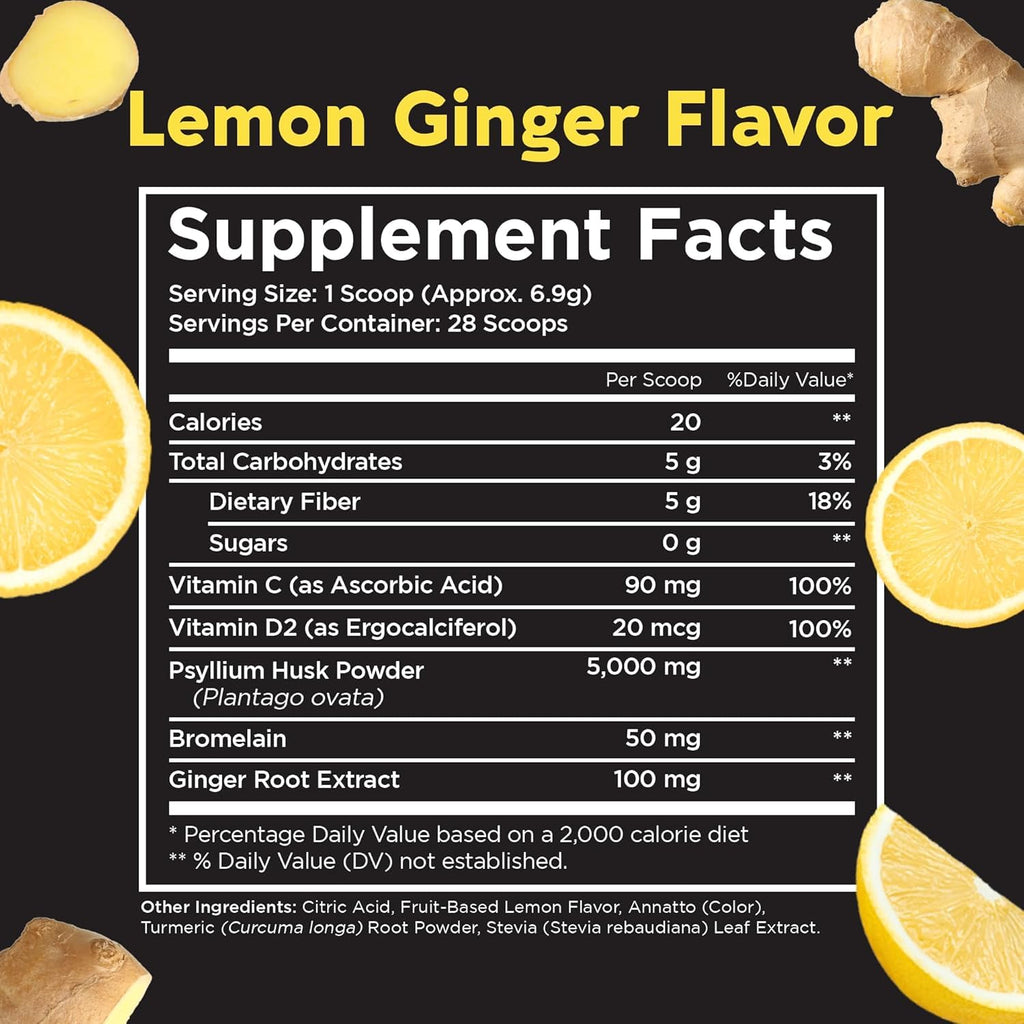 Pinch Magic Fiber - Lemon Ginger 2-Pack