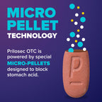 Prilosec OTC, Omeprazole Delayed Release 20mg, Acid Reducer, Treats Frequent Heartburn for 24 Hour Relief, All Day, All Night*, Heartburn Medicine, 20mg, Wildberry Flavor, 42 Tablets