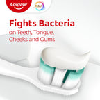 Colgate Total Whitening Toothpaste Paste, 5.1 oz, 4 Pack, Fluoride, Antibacterial, for Plaque, Gingivitis, Sensitivity, Stain Removal, Clinically Proven, Mint, Teeth Whitening, Stannous Fluoride