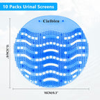10 Packs Urinal Screens Deodorizer, Urinal Cake Anti-Splash&Odor Freshener – Ideal for Schools, Bathrooms, Restrooms, Office (10PACK)