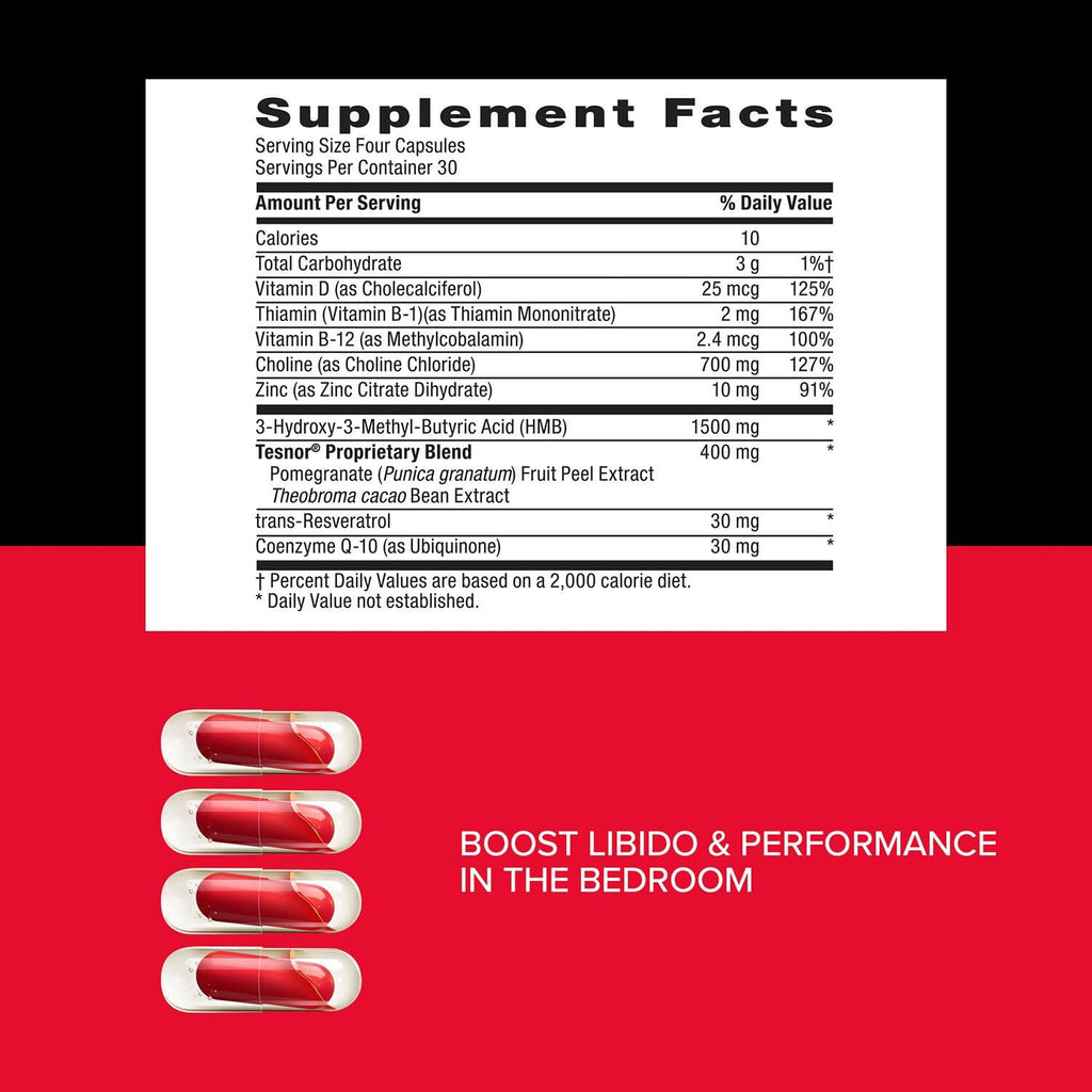 GNC Mega Men Ultra Testosterone, Free & Total Test Booster, 120 Count