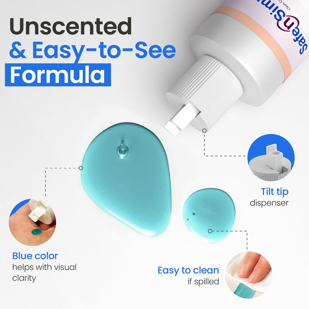 Safe n' Simple Ostomy Deodorant Classic Blue - Odor Eliminator Ostomy - Ostomy Pouch Deodorant - Colostomy Bag Odor Eliminator - Colostomy Bag Deodorizer - 8 Fluid Ounce Drops - Ostomy Accessories