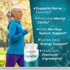 Nervital Capsules - Official Advanced Premium Formula Nerve Health Support, All Natural Nervital Supplement Vitamins for Overall Health & Wellness Reviews, 60 Capsules for 1 Month