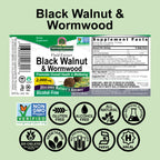 Nature's Answer Black Walnut and Wormwood (Value Pack of 3)