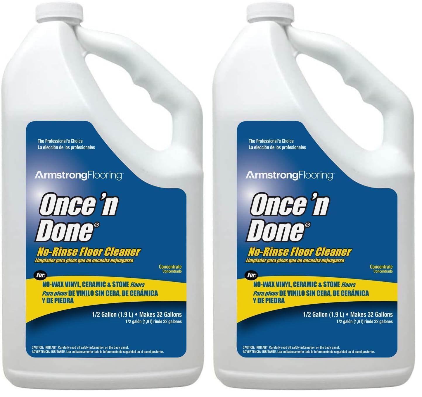 Armstrong 330806 Armstrong Once 'N Done Cleaner Concentrate, 1/2 Gallon(64OZ) (Pack of 2)