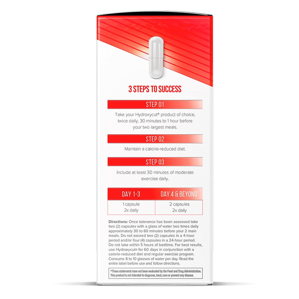 Hydroxycut Original - Thermogenic Supplement - Metabolism & Energy Support - Caffeine 200 mg, C. canephora robusta, Apple Cider Vinegar, Vitamins B & D - for Men & Women - 72 Rapid-Release Capsules