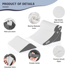 Yojoker 4PCS Orthopedic Bed Wedge Pillow Set for Sleeping, Post Surgery Foam Pillow for Body, Back and Leg Pain Relief, Triangle Adjustable Support Pillow - Acid Reflux Sleeping Pillows