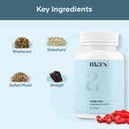 Mars Surgemax Natural Capsules with Shilajit & Safed Musli | 120 Capsules | Pack of 2