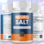 (3 Pack) Neuro Salt Capsules, Neuro Salt Brain Support Pills with Natural Ingredients, Advanced Formula NeuroSalt Maximum Strength Health & Wellness Support Vitamin for Women and Men (180 Capsules)