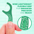GUM Professional Clean Dental Floss Picks, Extra-Strong Shred-Resistant Flossers with Easy-Grip Handle, Fresh Mint Flavor, 90 Count (Pack of 6) 540Total