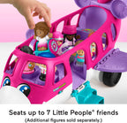 Fisher-Price Little People Barbie Toddler Toy Little Dream Plane with Lights Music & Figures for Pretend Play Ages 18+ Months
