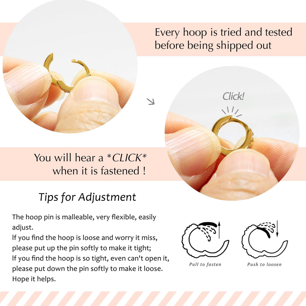 925 Sterling Silver Small Gold Hoop Earrings for Women Men,18K Gold Plated Hinge Huggie Hoop Earrings fit Cartilage, Helix, Tragus, Sung, Earlobe Lightweight Hypoallergenic Earrings (1 Pair - 7mm)