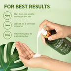 Roycederm Tea Tree Therapeutic Shampoo & Conditioner Set: Shampoo for Dry Scalp, Dandruff - Hydrating Conditioner for Itchy, Flaky Scalp