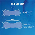 Tena Sensitive Care Female Incontinent Pad Regular Length 9" L 54358, 180 Ct