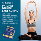 Sumifun 4% Lidocaine Pain Relief Patches 30 Count Maximum Strength Numbing Gel Patch for Back Knee Neck Joint Ache Muscle Soreness Topical Analgesic