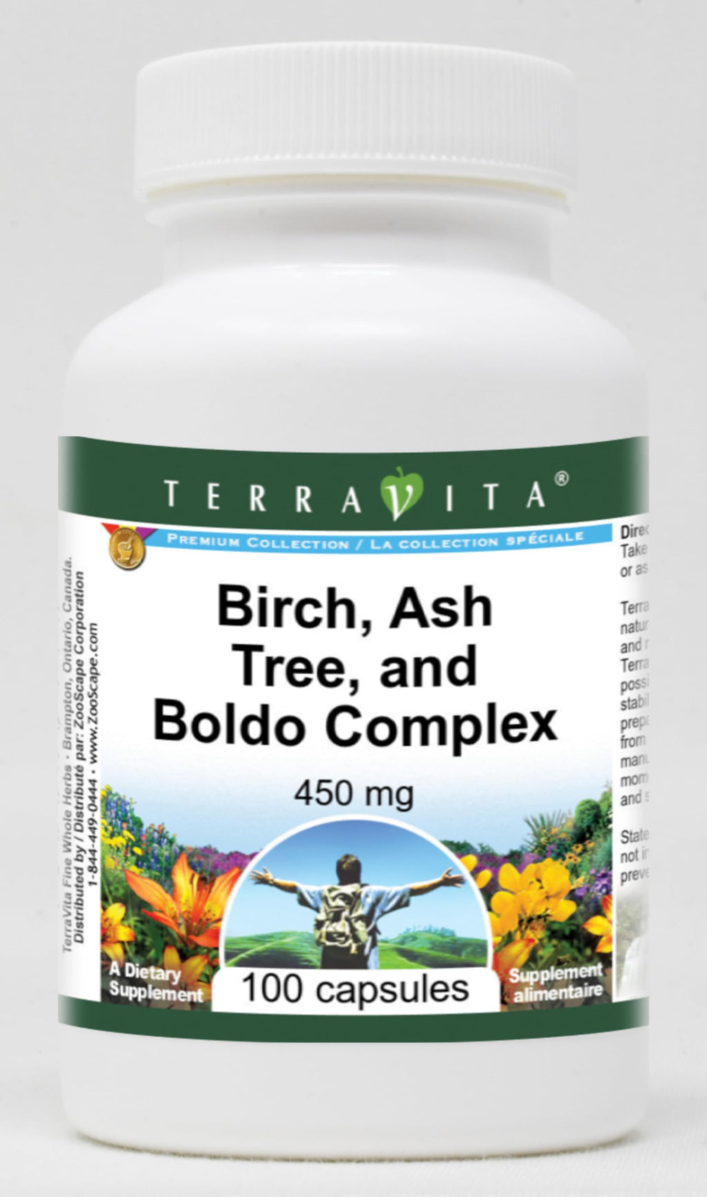 Birch, Ash Tree, and Boldo Complex - 450 mg (100 Capsules, ZIN: 512023)