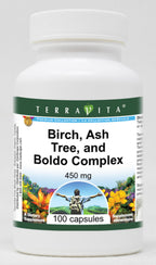 Birch, Ash Tree, and Boldo Complex - 450 mg (100 Capsules, ZIN: 512023)